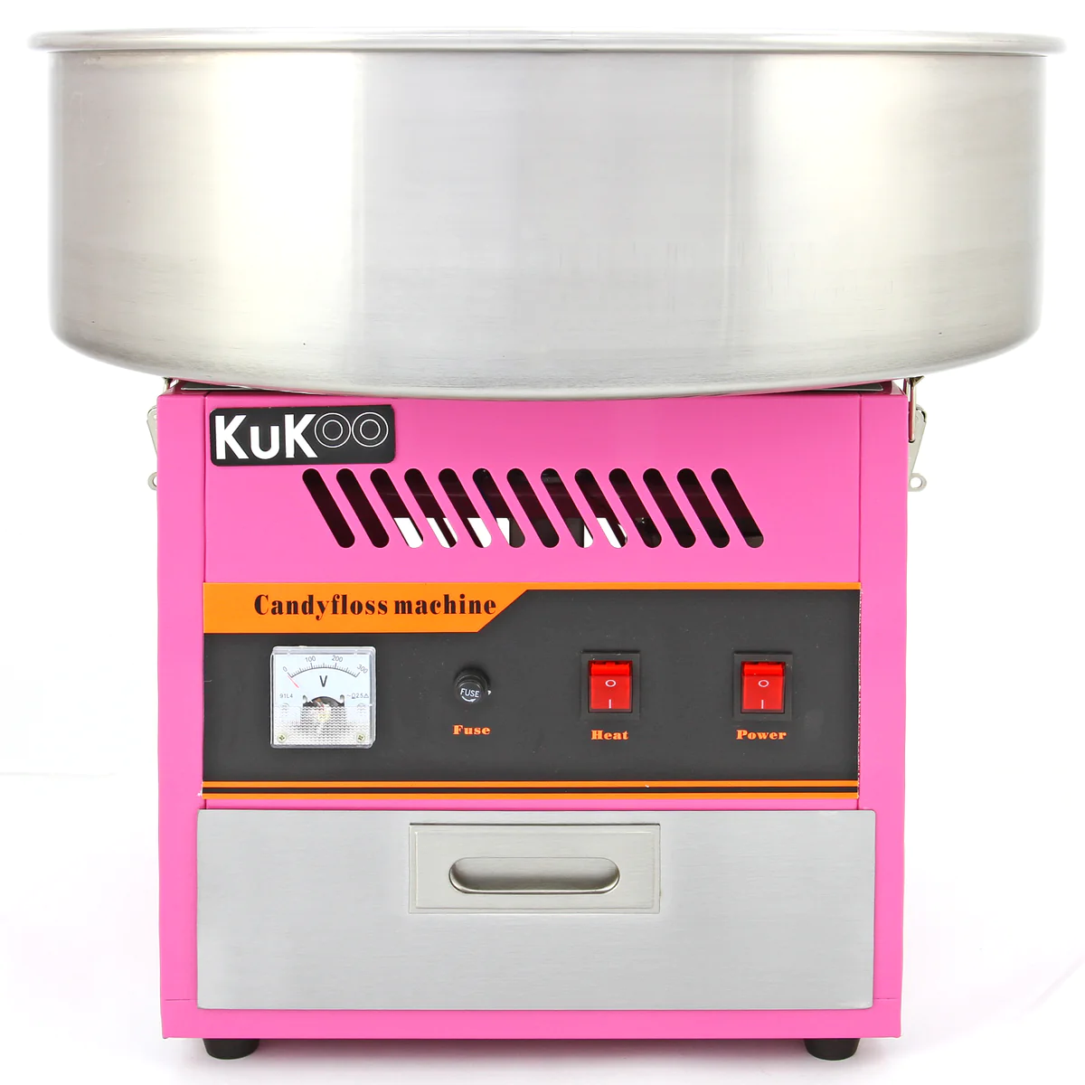 KuKoo Machine à Barbe à Papa & Dôme Protecteur Kukoo