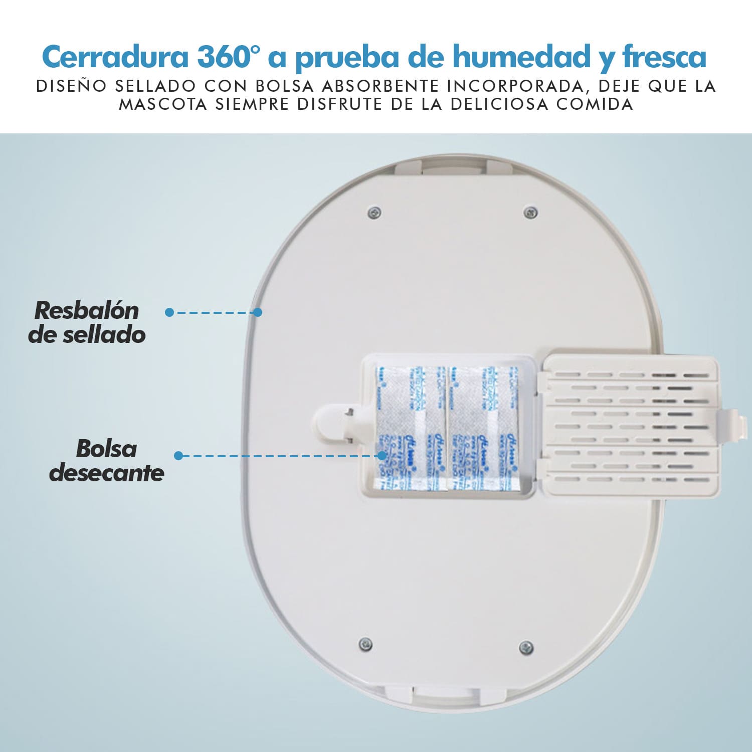Edipets comedouro automático branco para cães e gatos