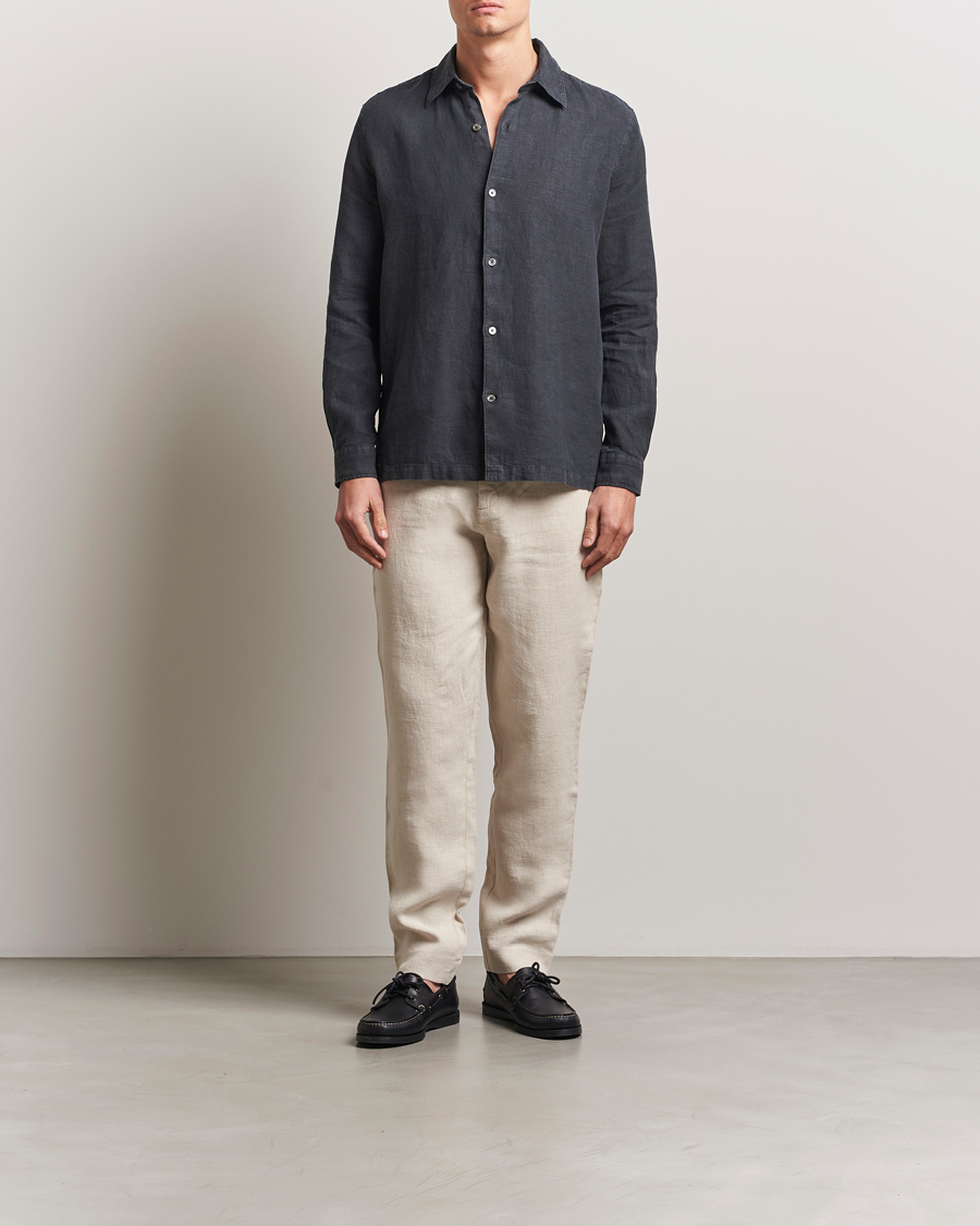 A Day's March Madu Linen Trousers Oyster