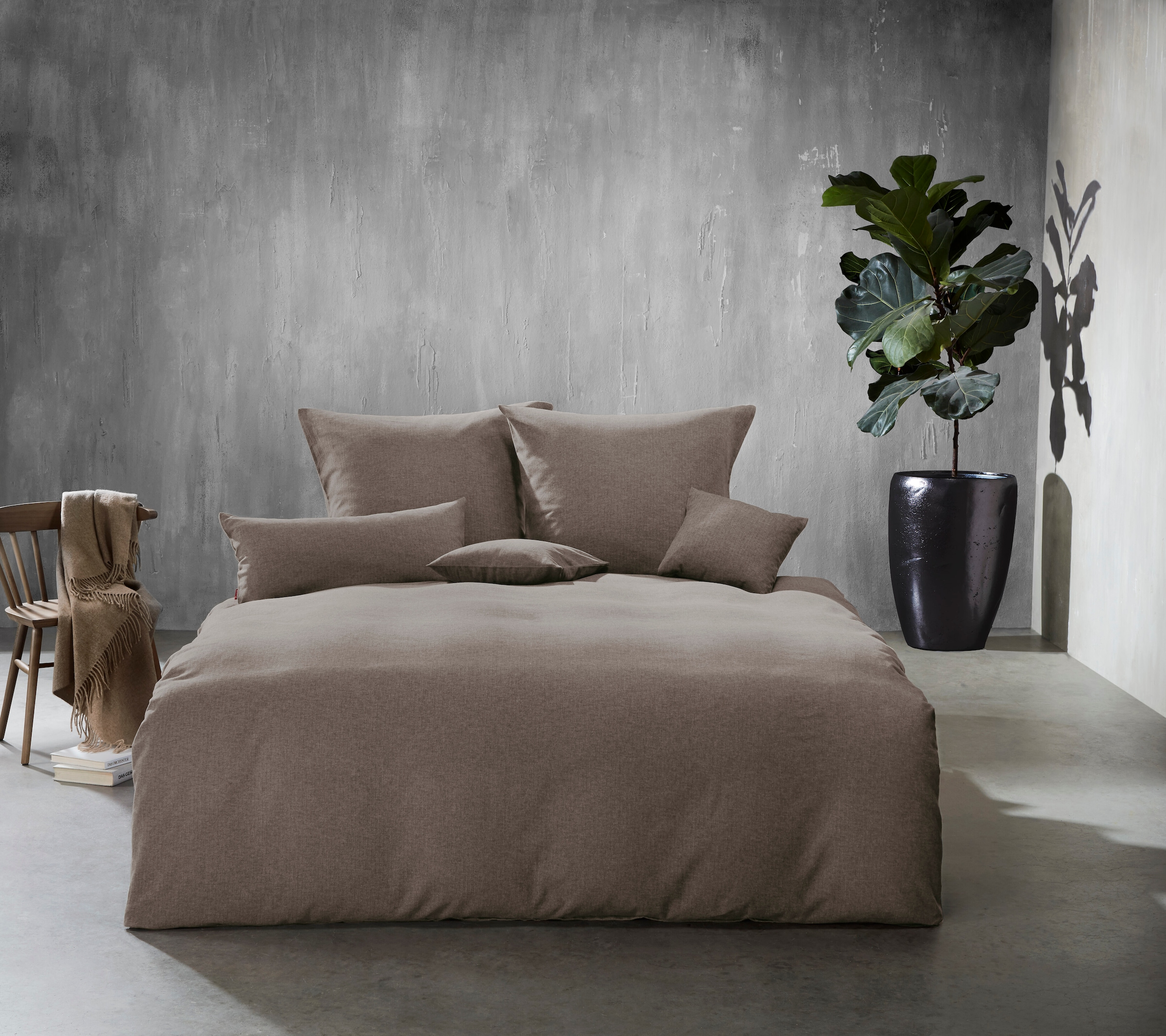 fleuresse Bettwäsche »Lech 3089, Flanell« 2 Stk. tlg.