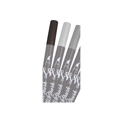 Online Calli.Brush Grey Edition - 5 Stylos pinceaux à double embout - couleurs grises assorties