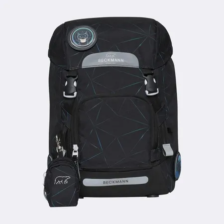Beckmann Schulrucksack-Set Classic Panther, 7-teilig