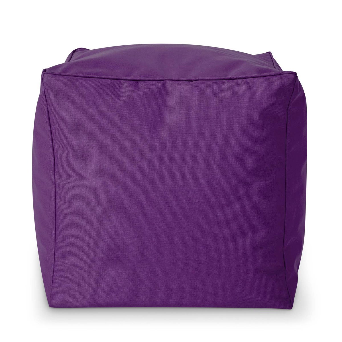 Green Bean Zitzakkruk 40x40x40cm met EPS-korrelvulling - Voetenbank Voetkussen Zitpoef voor Zitzakken - Vloerkussen voor Kinderen en Volwassenen - Voetsteun Zitkussen Zitkruk Paars