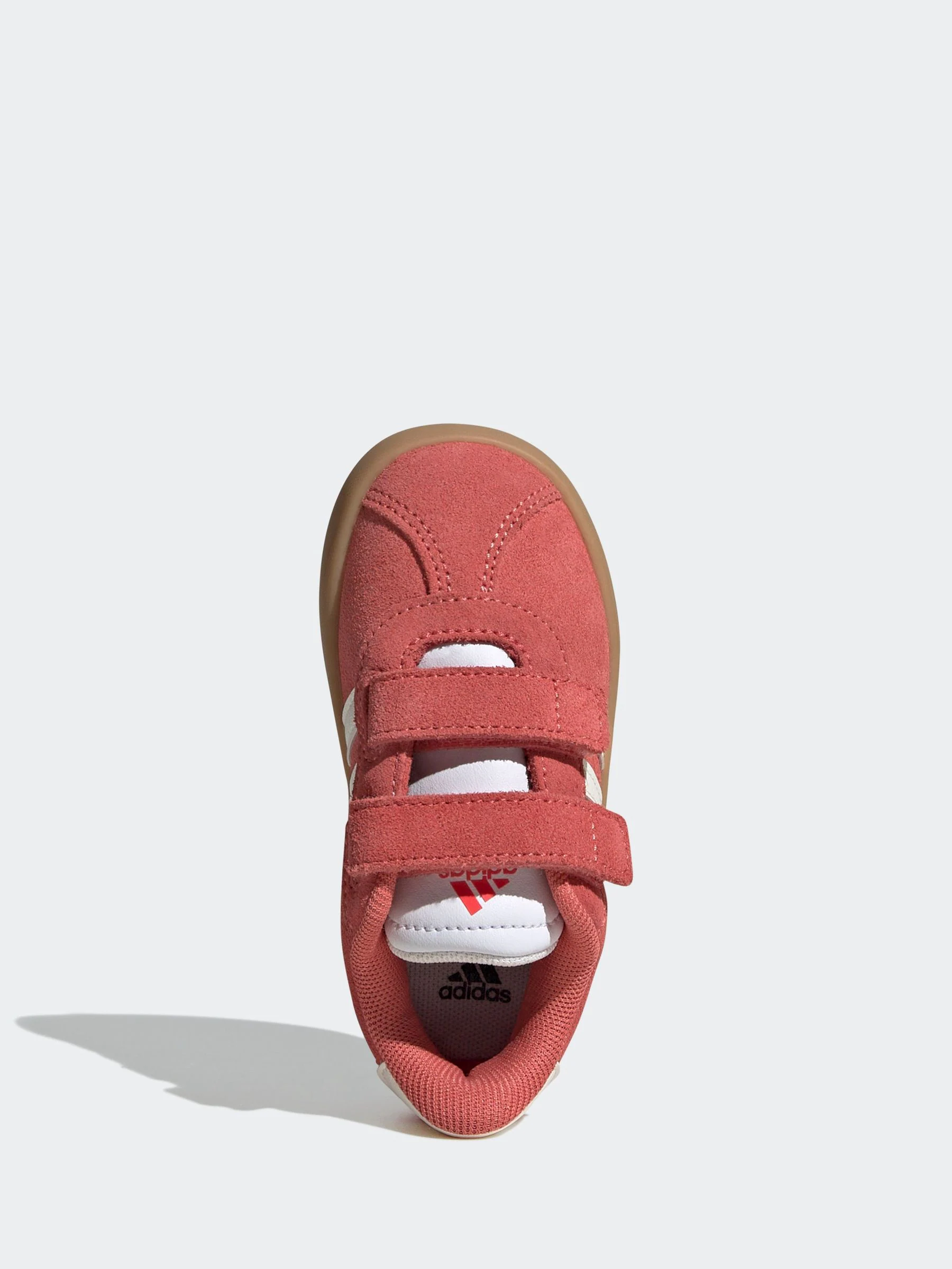 Rood - adidas Vl Court 3.0 Klittenbandsneakers voor zuigelingen