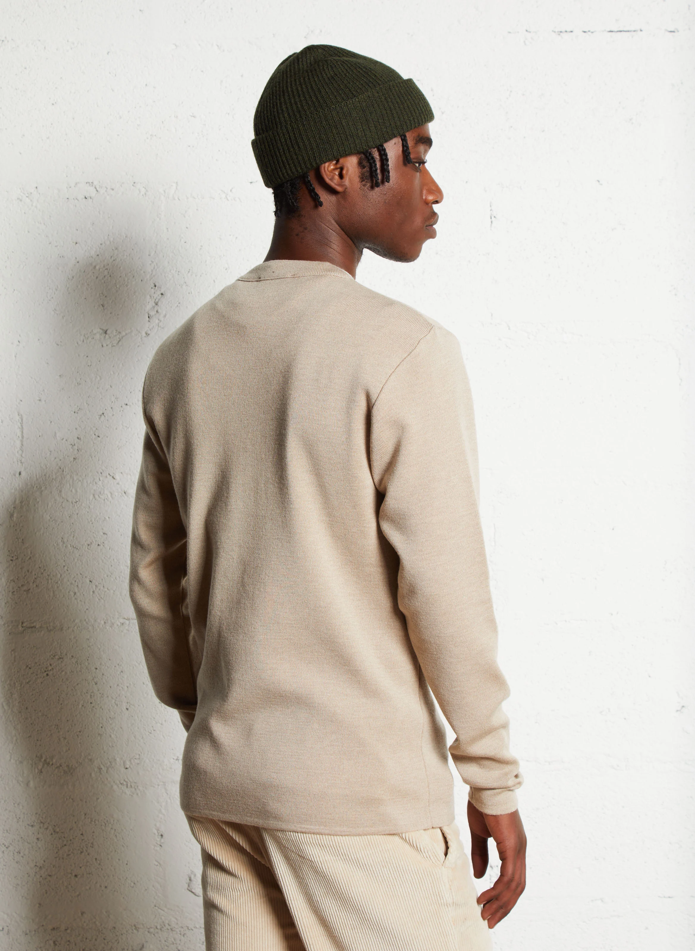 GOULENEZ - Pull col rond regular fit en laine | Multicolore