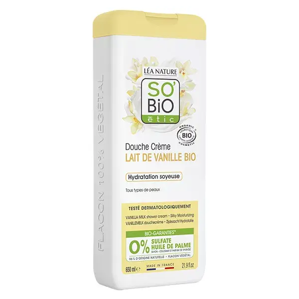 So'Bio Étic Creme de Banho Leite de Baunilha Orgânico 650ml