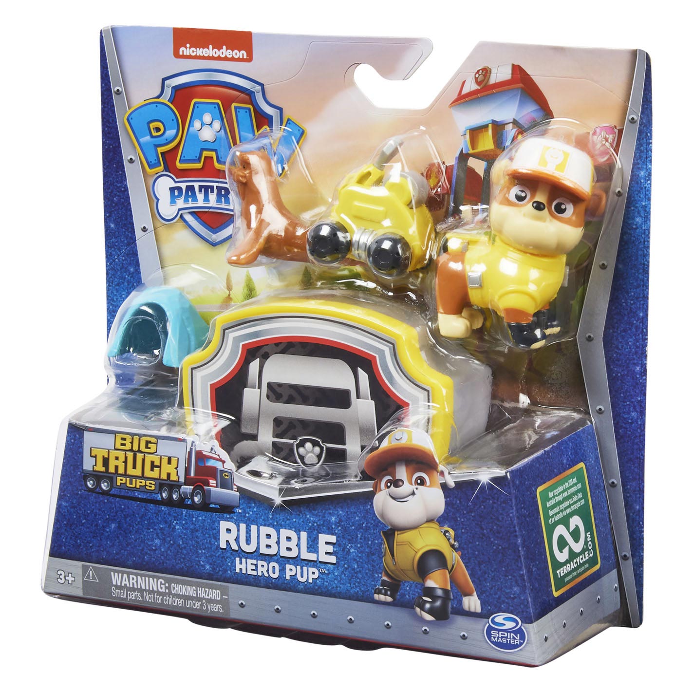 PAW Patrol Big Truck Pups - Rubble Speelfiguur