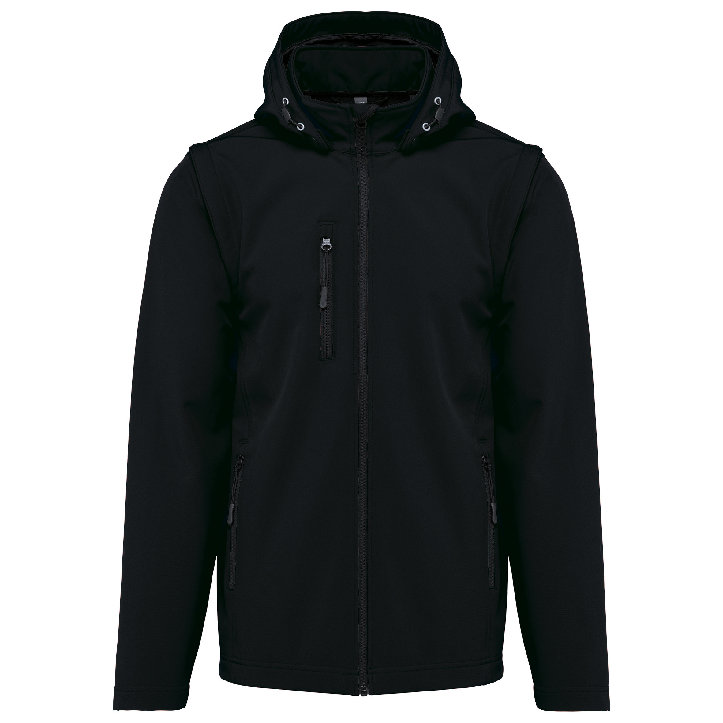 Kariban K422 - Veste Softshell Unisexe à Manches Amovibles et Capuche