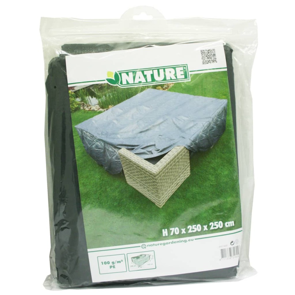 Housse de meubles de jardin pour table et chaises 250x250x70 cm