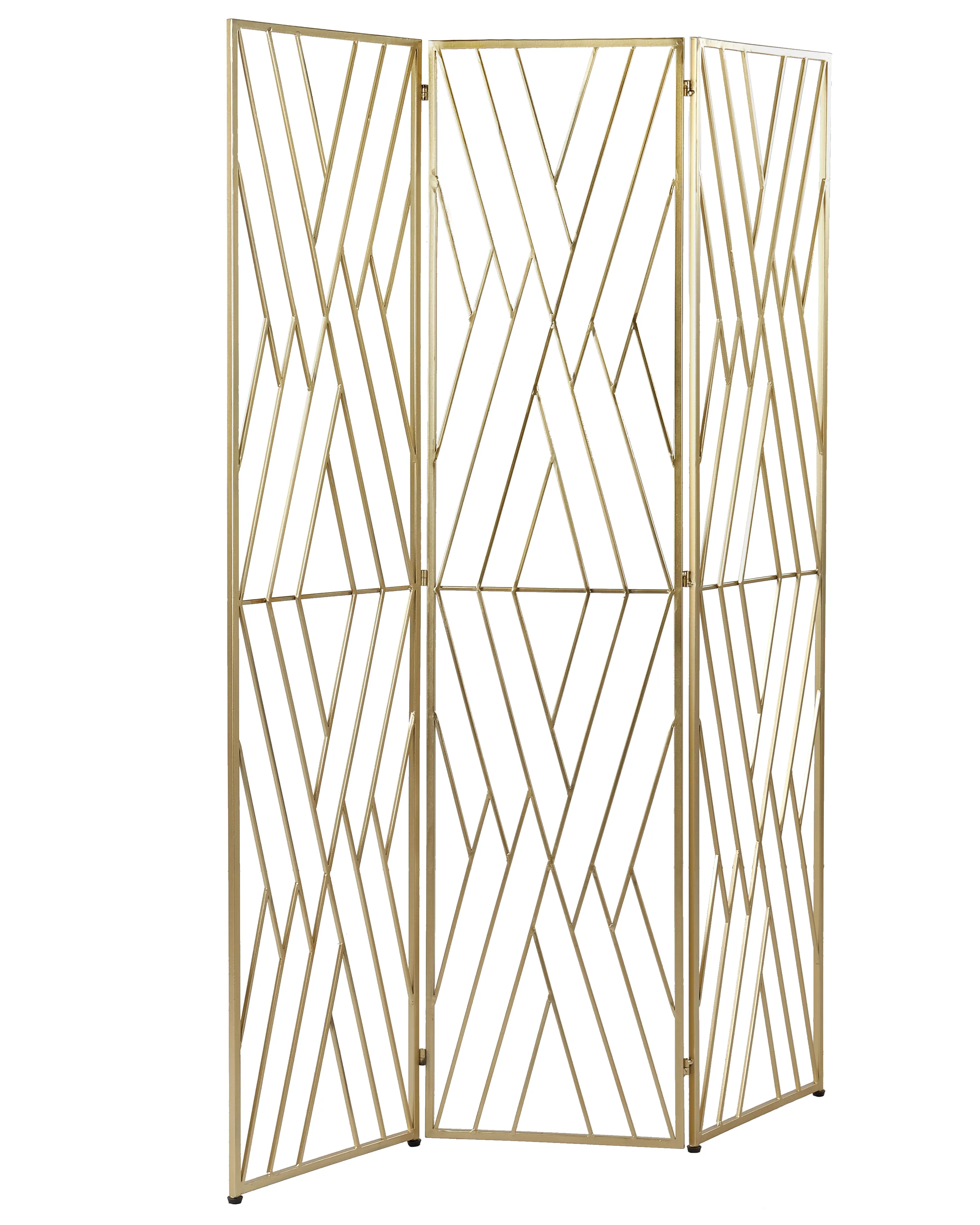 Roomdivider met 3 panelen ASOLO Goud 117 cm 170 cm