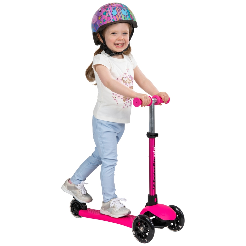 iSporter Mini LED Metallic Pink Scooter