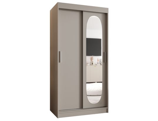 ABIKS MEUBLES - Armoire royal 200/100/62 2 portes (cachemire)