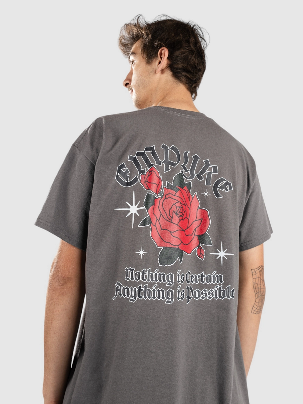 Empyre Collegiate Heavy Metal T-Shirt charcoal