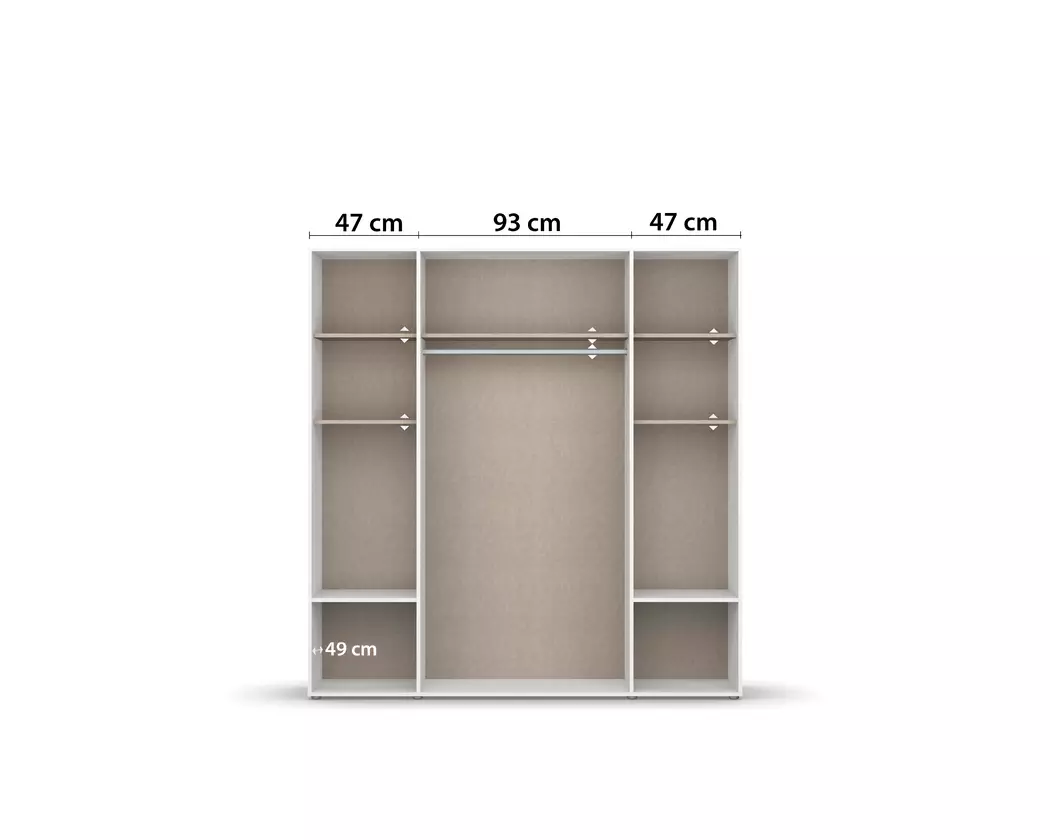 Kleiderschrank Voyager 187 x 194 cm