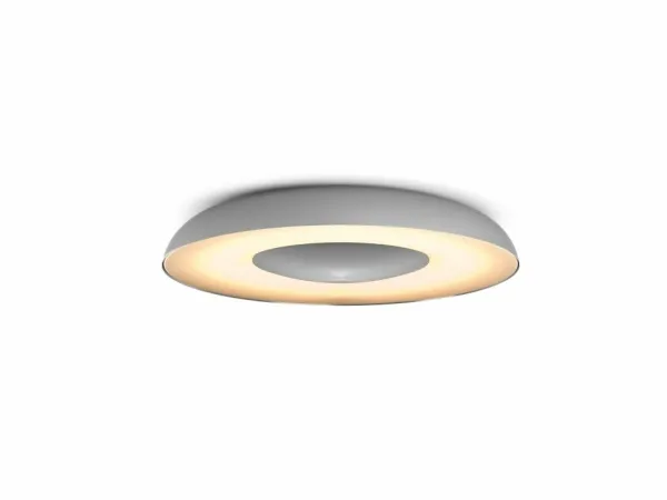 Philips Hue White ambiance Still - Loftslampe - LED - 22.5 W (tilsvarende 204 W) - klasse F - varmt til køligt hvidt lys - 2200-6500 K - rund - aluminium