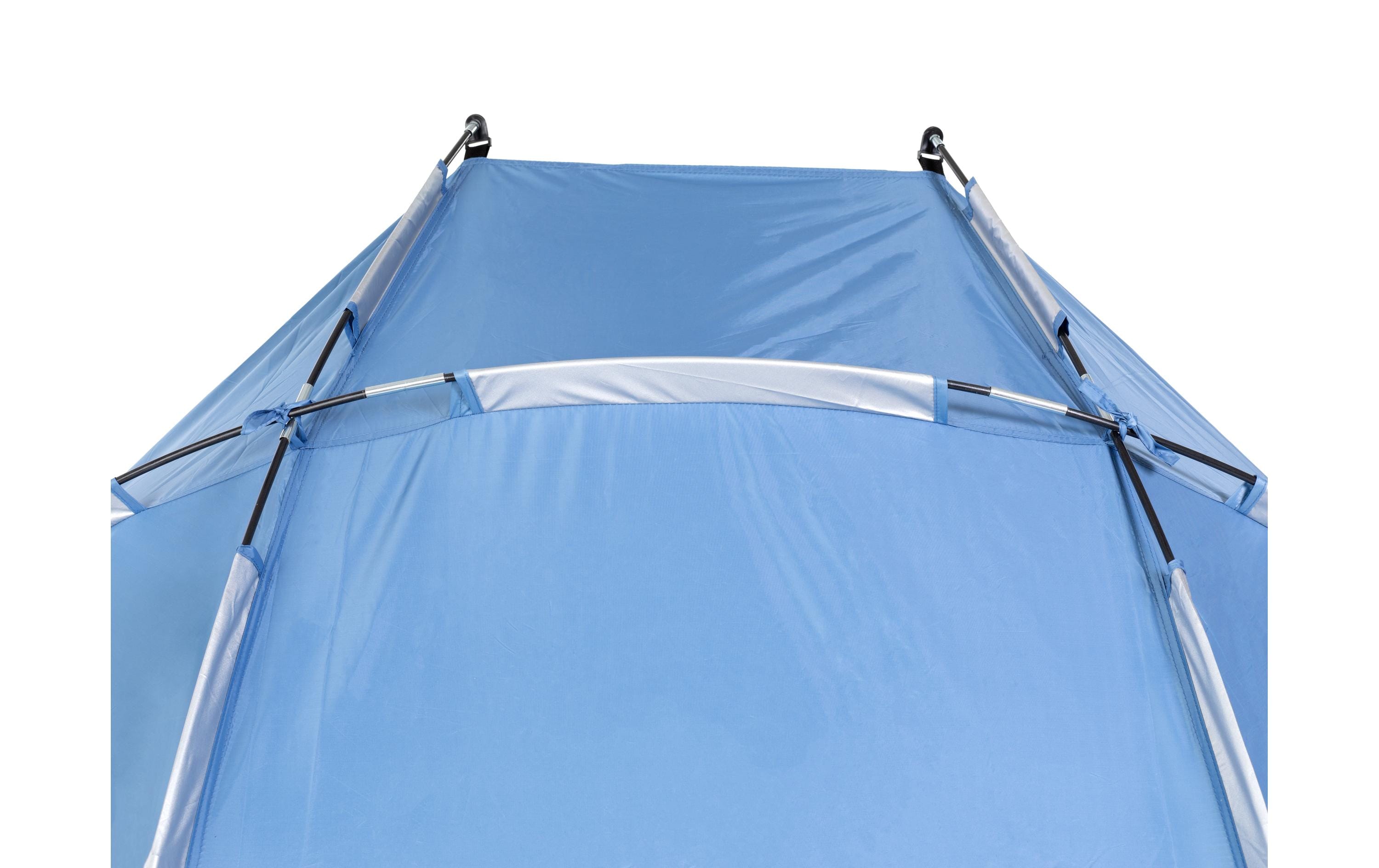Strandzelt Muschel, BlauStrandmuschel schützt vor Sonne, Wind und leichtem Regen
