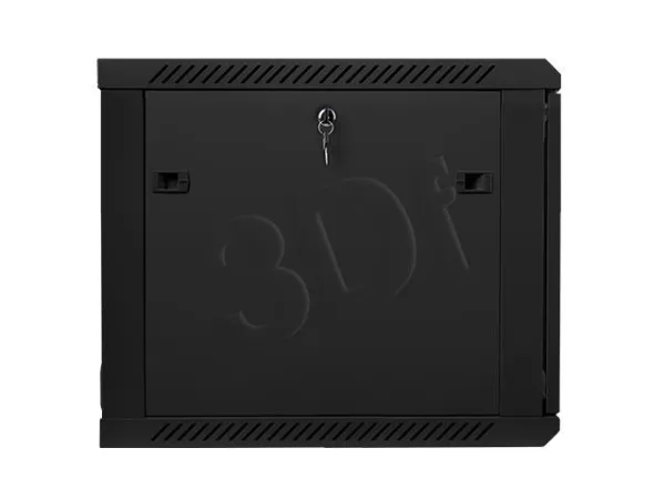 Lanberg - Rack kabinet - vægmonterbar - sort, RAL 9004 - 9U - 19