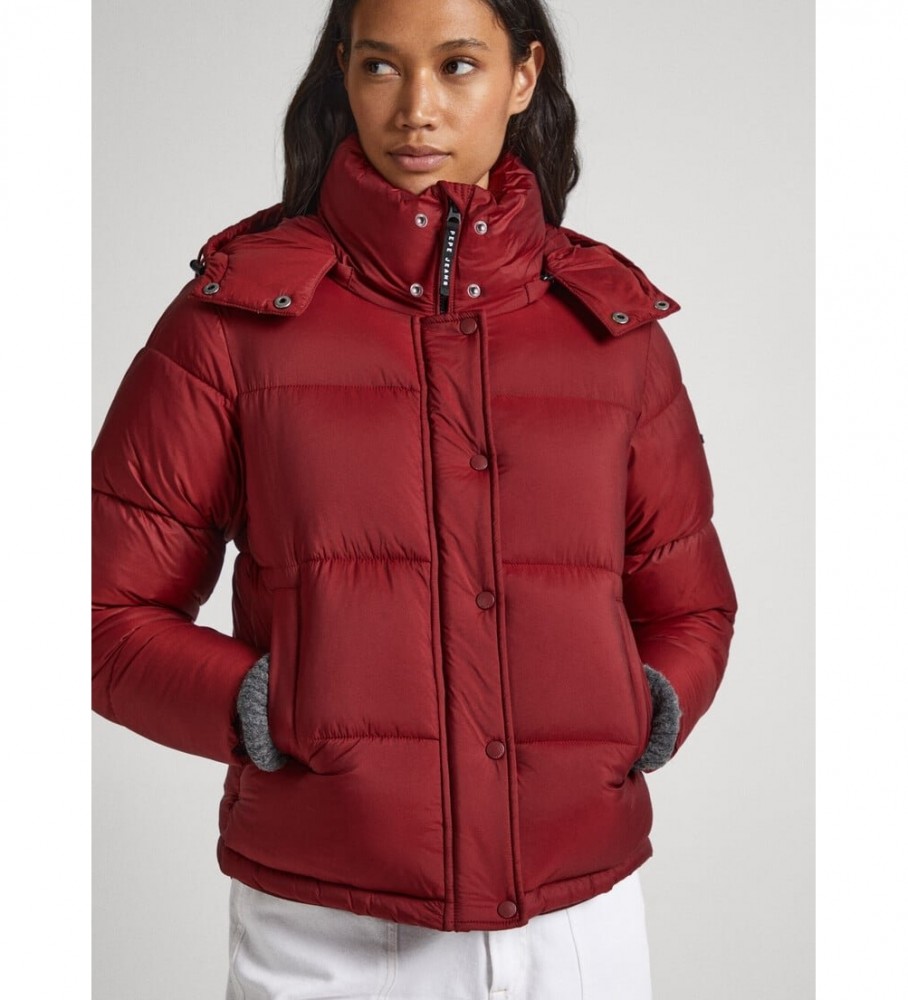 Jaqueta Pepe Jeans Morgan, cor bordô