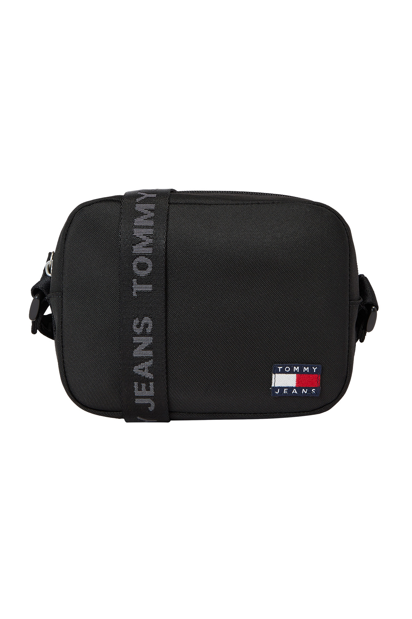 Bolsa de ombro masculina Tommy Jeans com bandeira