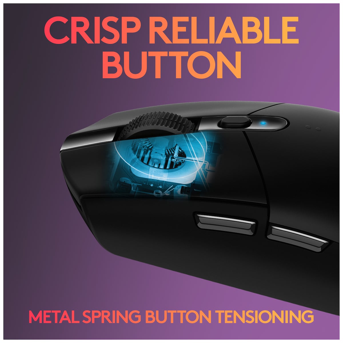 Logitech G305 trådløs gamingmus (sort)