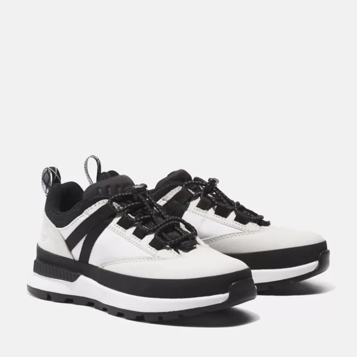 Basket basse Euro Trekker pour junior en blanc