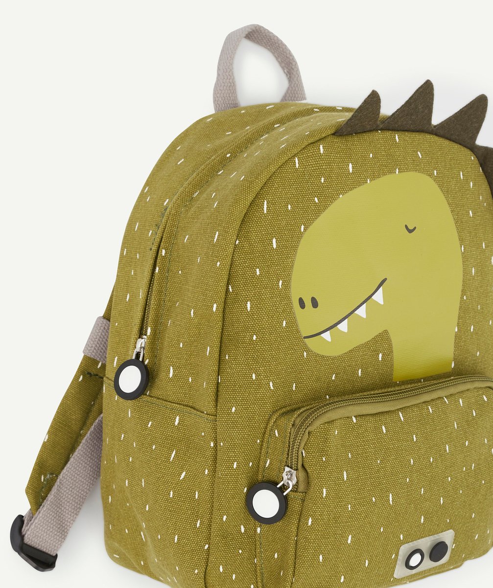 TRIXIESAC À DOS VERT DINOSAURE ENFANT