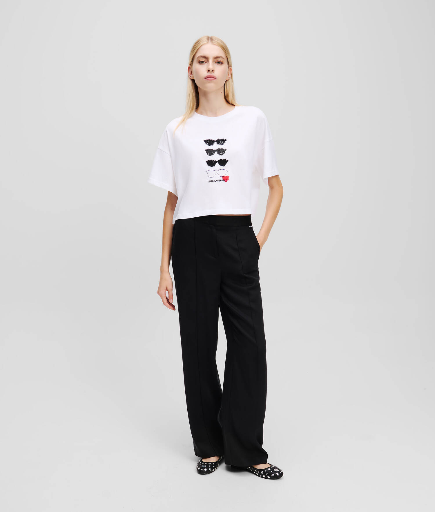 T-SHIRT BOXY LUNETTES DE SOLEIL