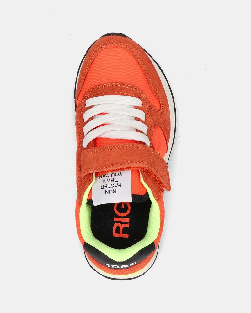 Sun 68 Boys Tom Solid Klittenbandschoenen  - oranje