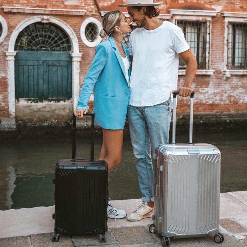 Samsonite Lite Box Alu Harde Koffer 55cm Aluminium
