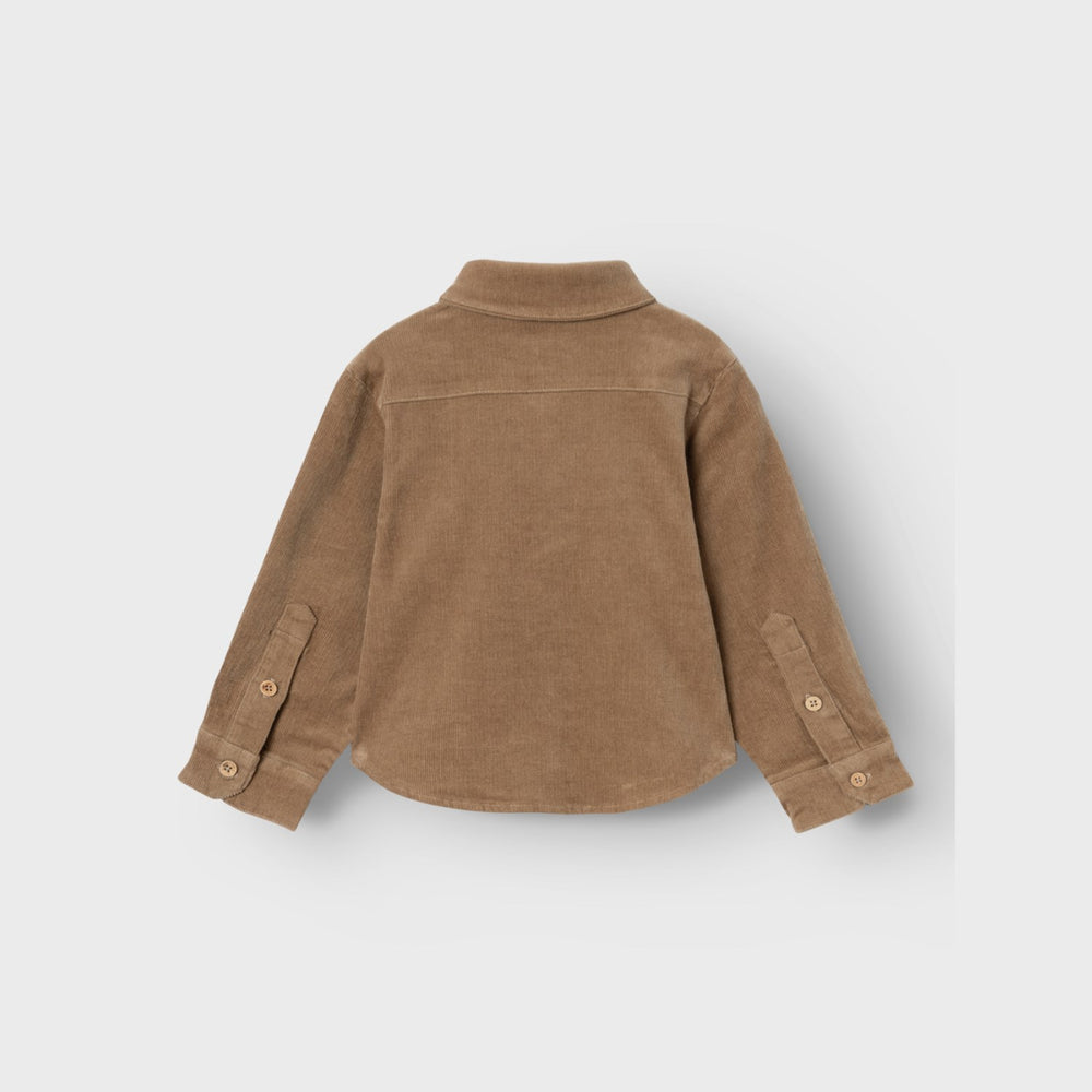 Køb Lil'Atelier Sepia Tint Obert Corduroy Skjorte | Luksusbaby