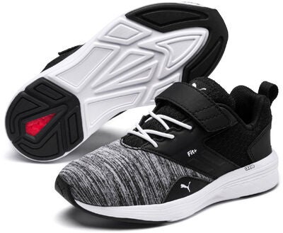 Puma Comet V PS Sneaker, White/Black