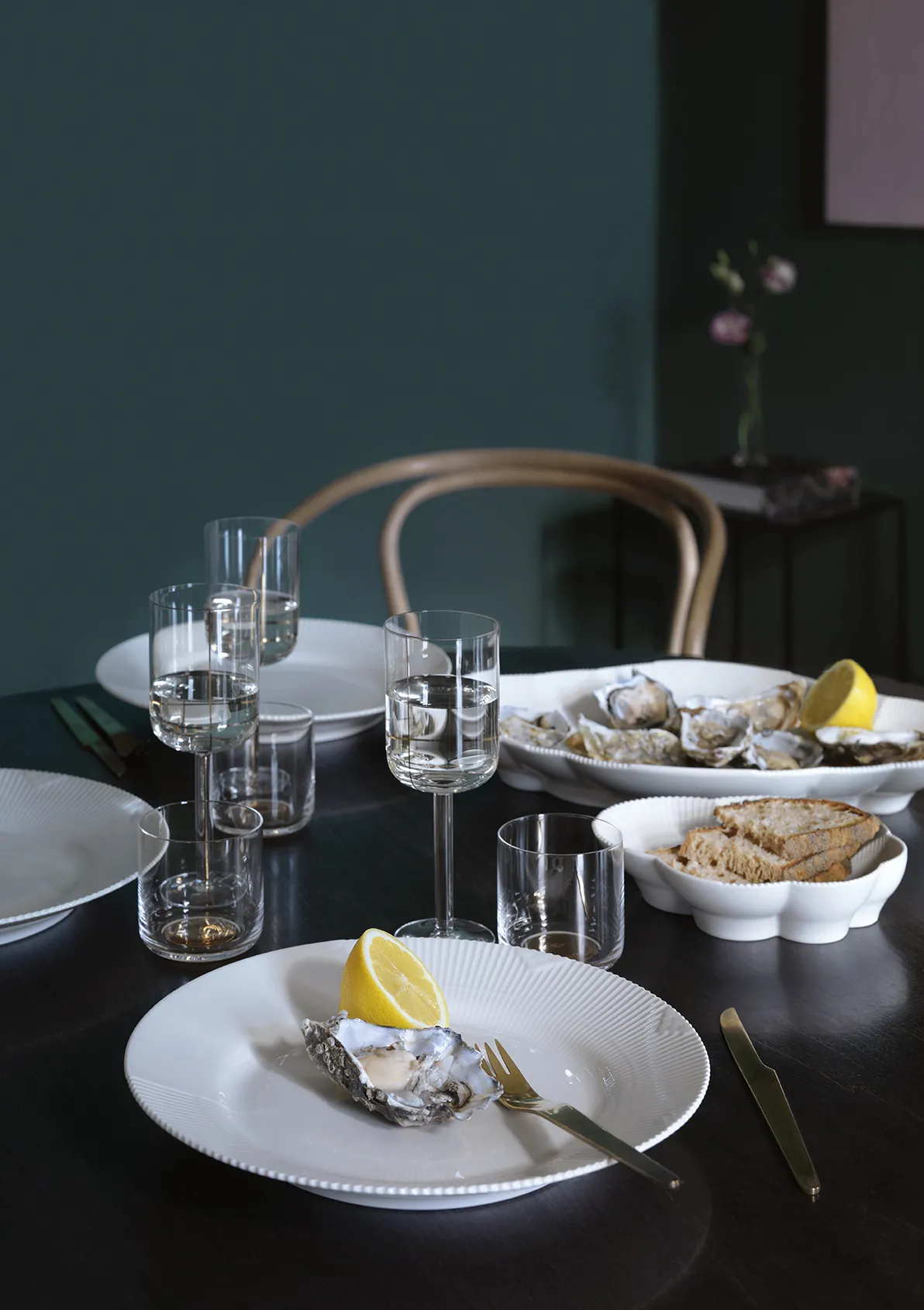 Royal Copenhagen Hvid Elements Tallerken
