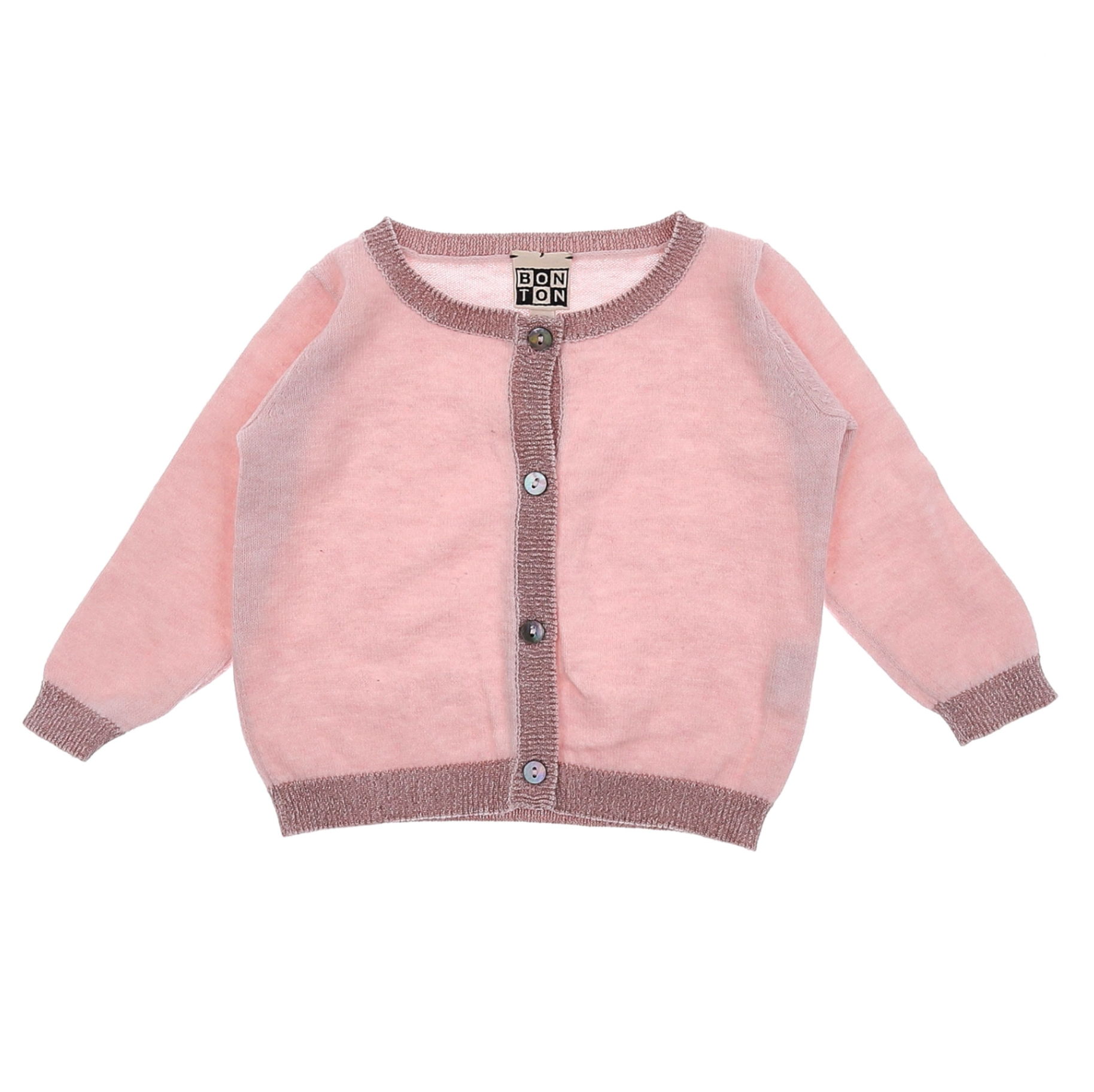 Cardigan bébé rose - 12 mois | Rose