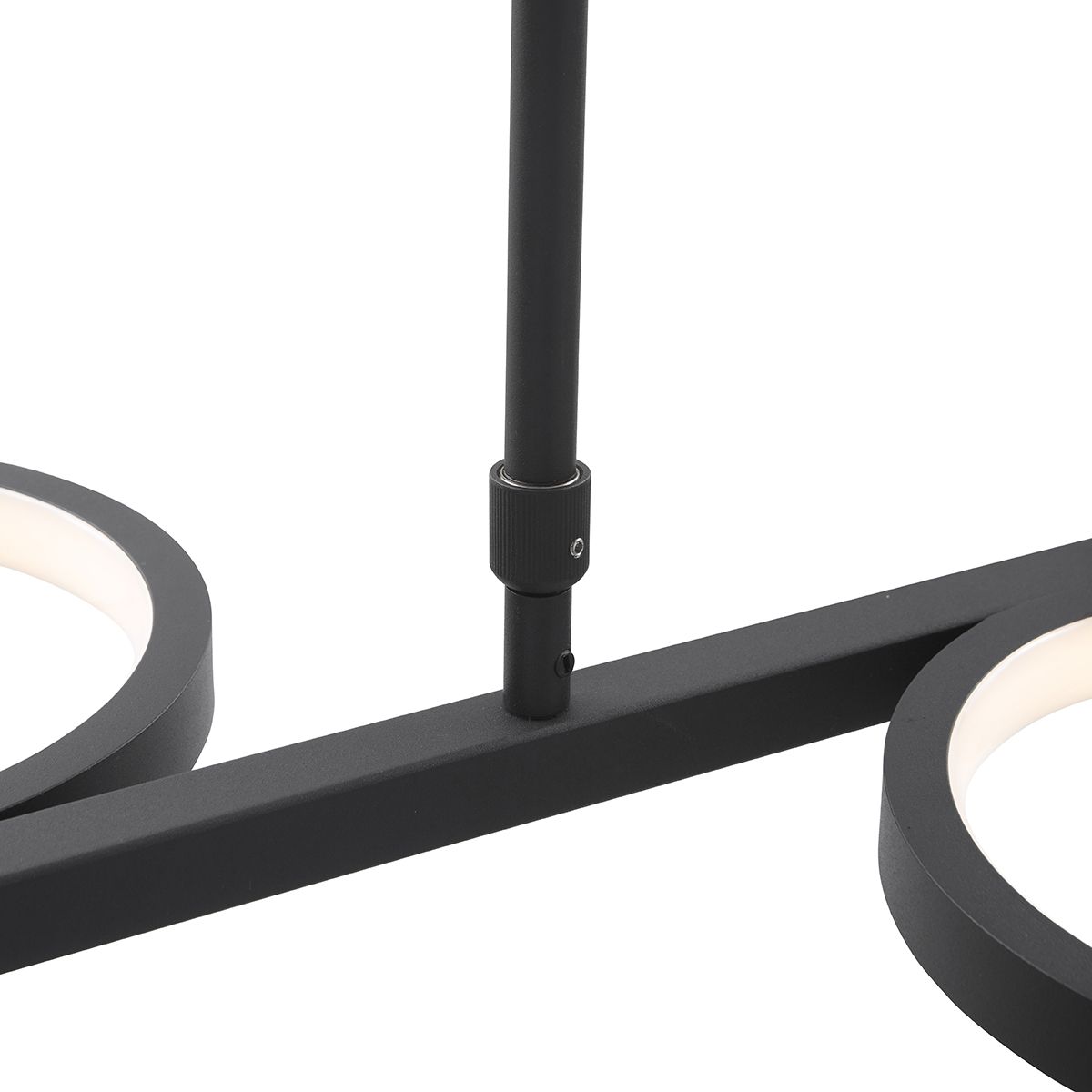 Moderne hanglamp zwart incl. LED 3-staps dimbaar 3-lichts - Vivé