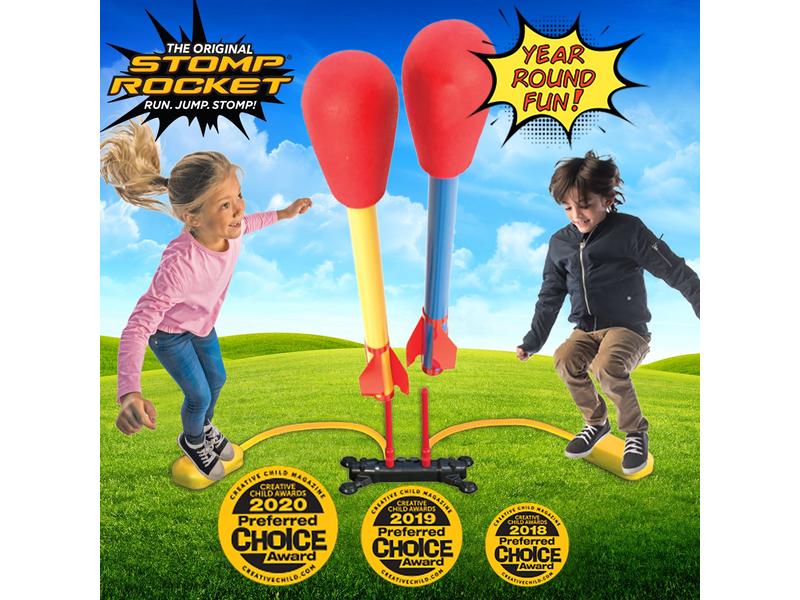 Stomp Rocket Gartenspielgerät Stomp Rocket Duell Raketenwerfer-Spielset für spannende Duelle