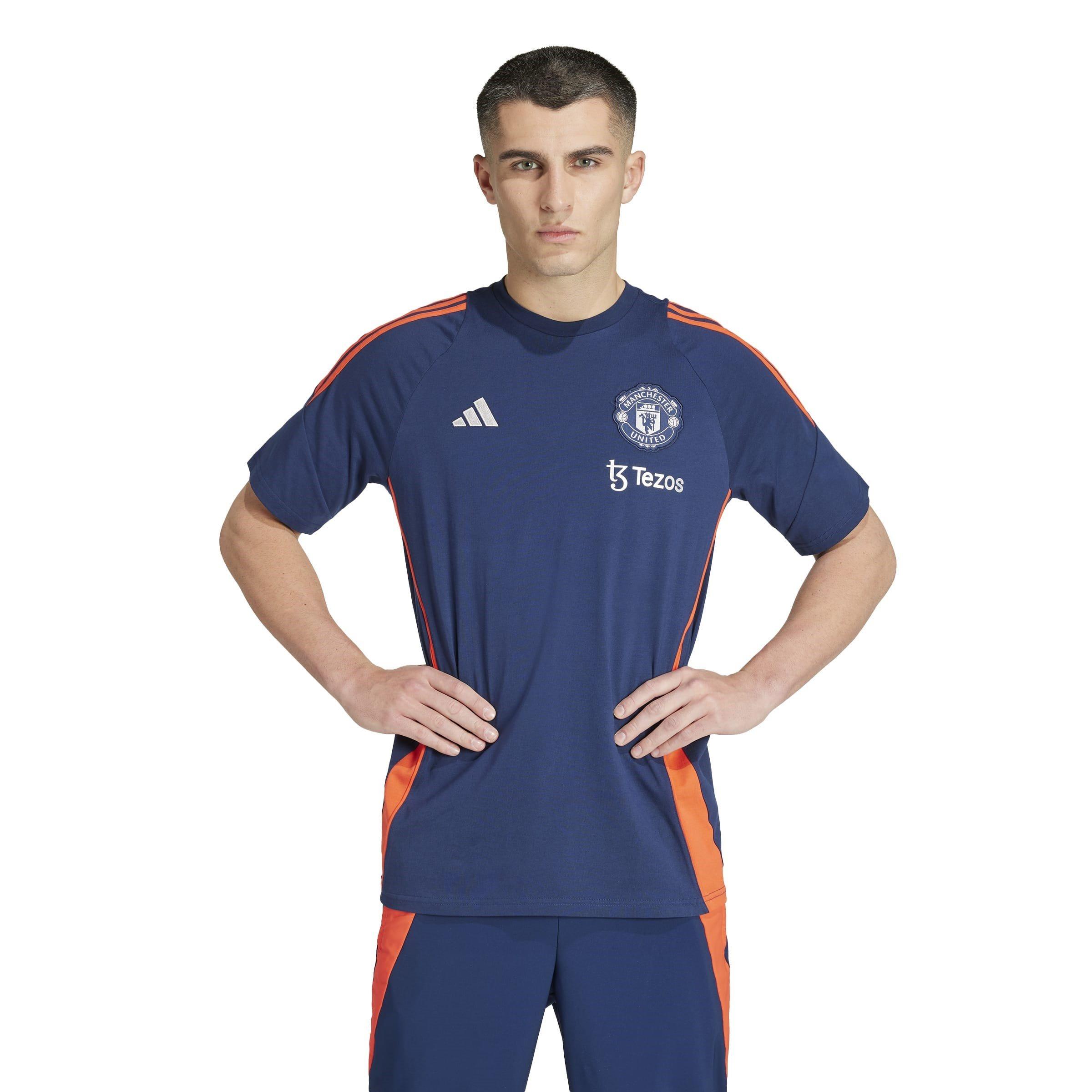 adidas Manchester United Tiro 24 T Shirt 2024 2025 Adults