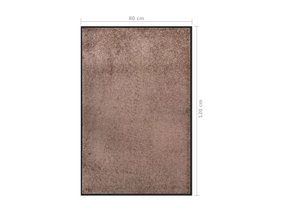 Paillasson Marron 80x120 cm