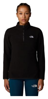 Polaire Femme The North Face 100 Glacier 1/4 Zip Noir