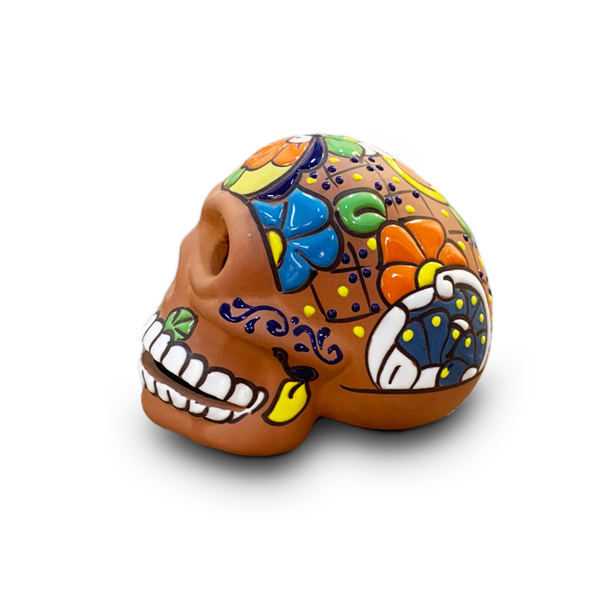 Terrakotta-Objekt 'Skull', multicolor, L 20 cm, B 14, H 15 cm günstig bestellen