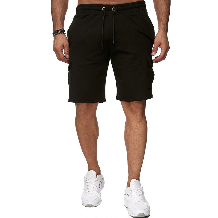 Kore Belief - Cargo-sweatshorts met trekkoord in de taille