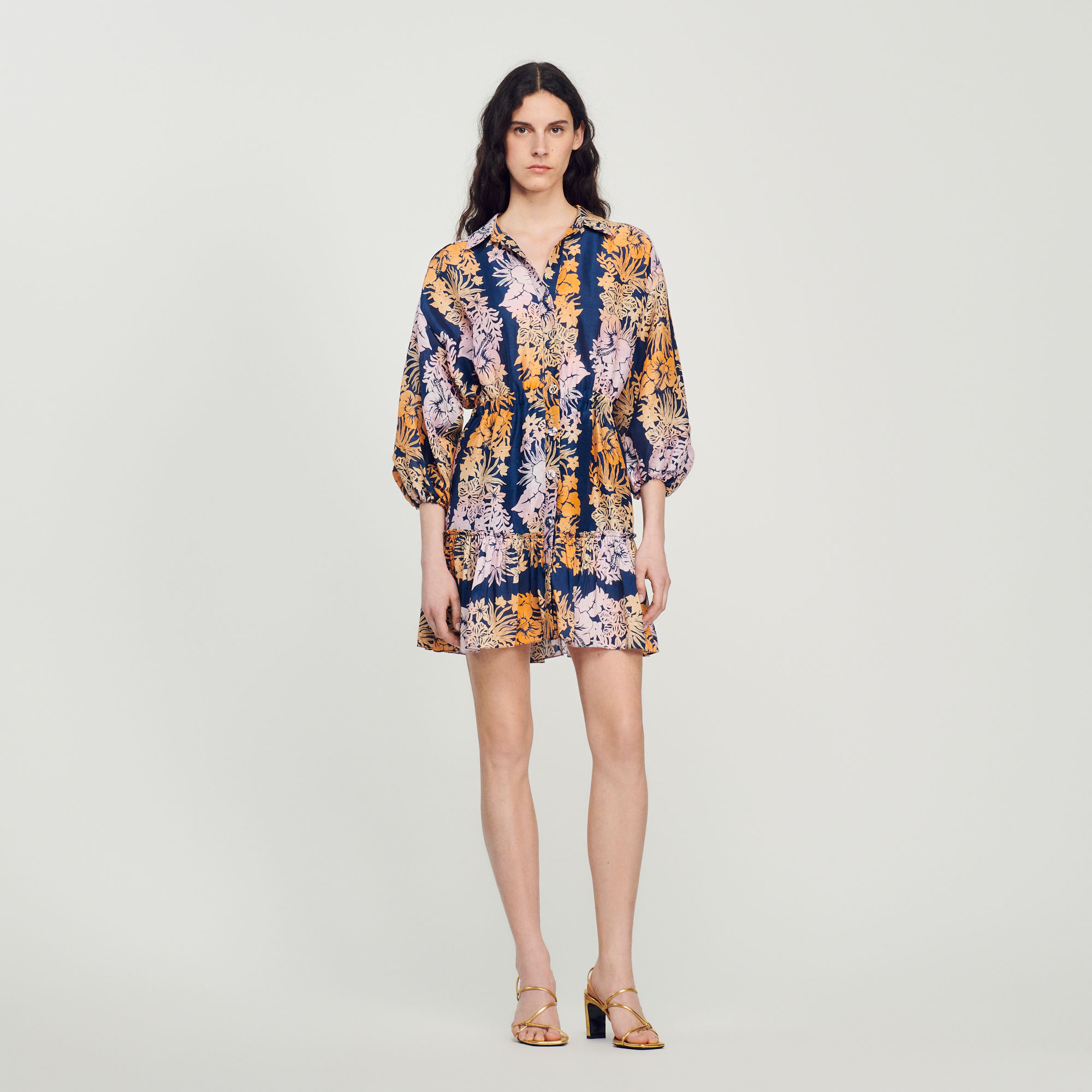 Robe courte imprimee Hawaœ