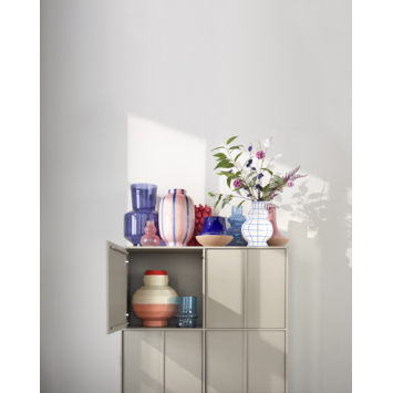 Vaas wit - l20xb10xh30cm