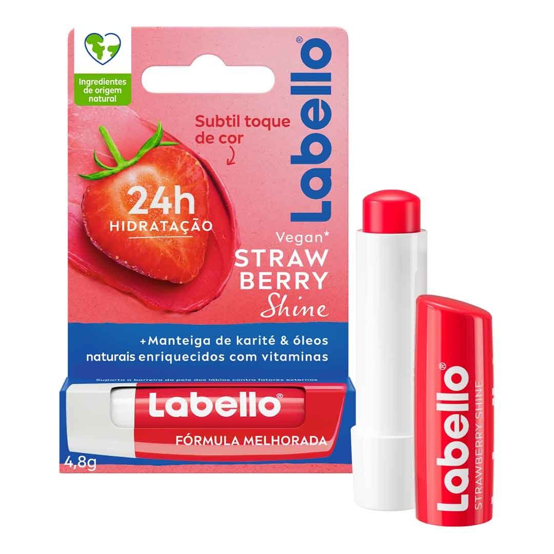 LABELLO  Cuidado Labial Strawberry Shine - 4gr