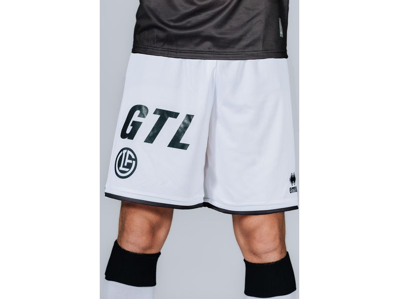 FC Lugano Shorts Home 25/26 L, Weiss Leichte, strapazierfähige Shorts