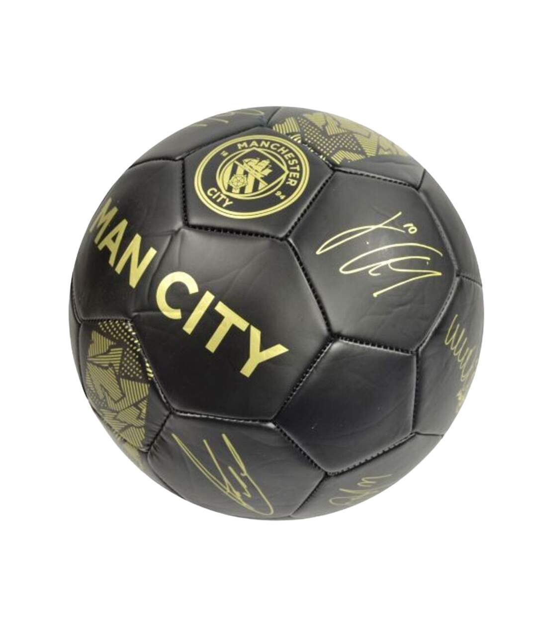Manchester City FC - Ballon de foot PHANTOM (Noir / Doré) (Taille 5) - UTBS3074
