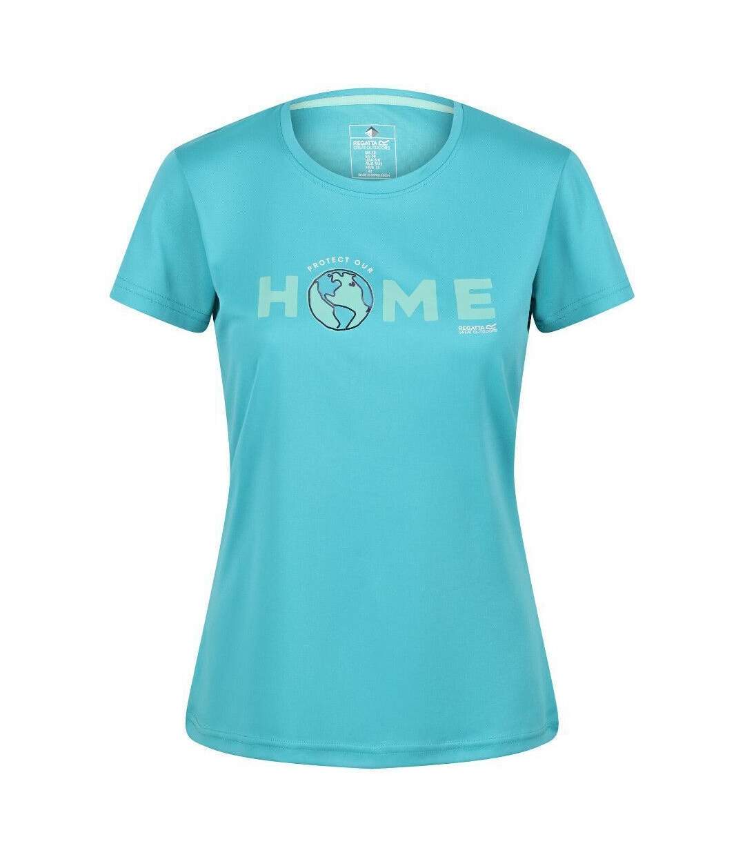 Regatta - T-shirt FINGAL - Femme (Turquoise vif) - UTRG7113