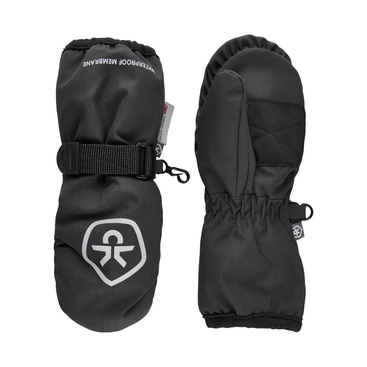 Color Kids Mittens-Waterproof Black