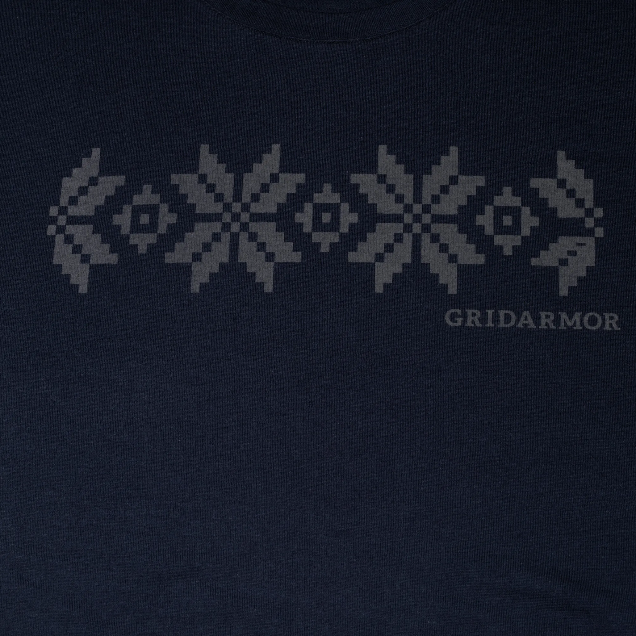 Gridarmor Larsnes Merino T-Skjorte Men Navy Blazer/Asphalt