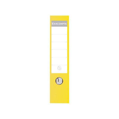 Exacompta - Classeur à levier - Dos 80 mm - A4 - pour 600 feuilles - jaune