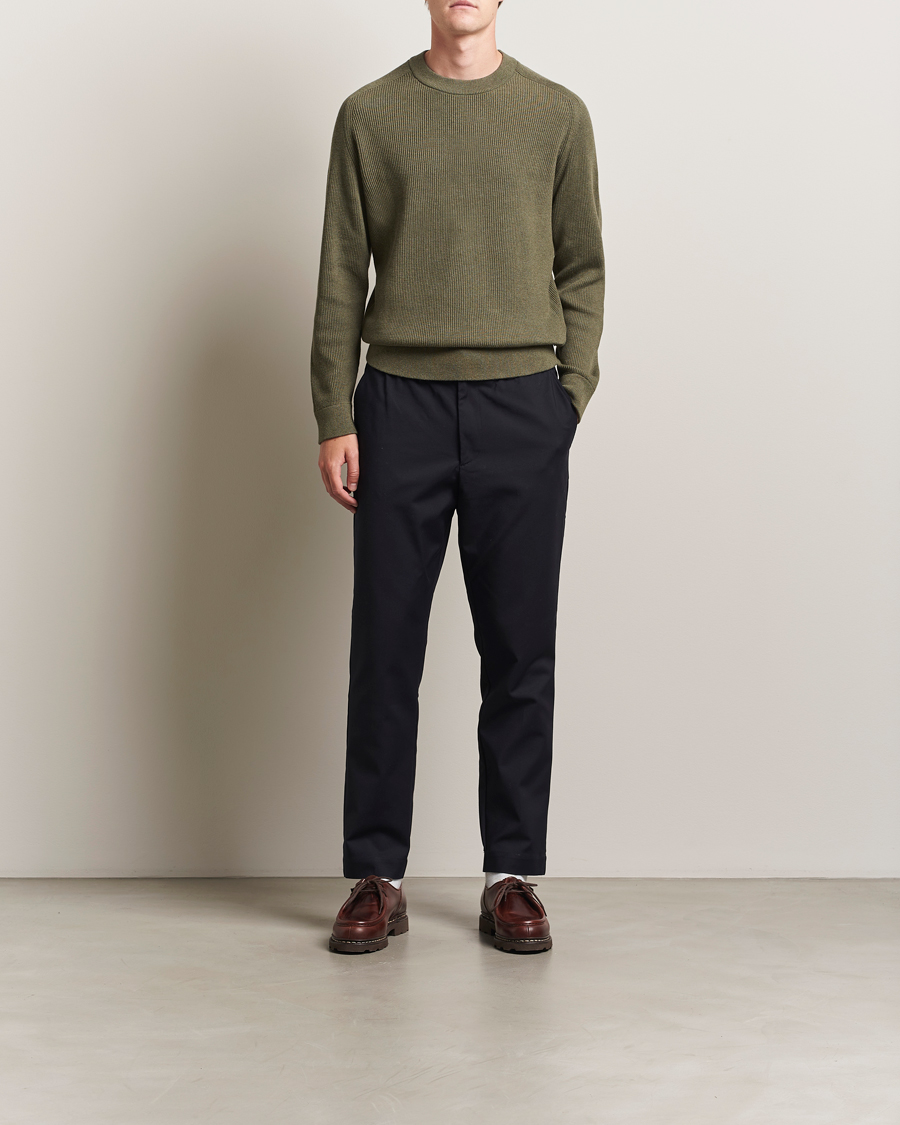 NN07 Billie Drawstring Trousers Navy Blue